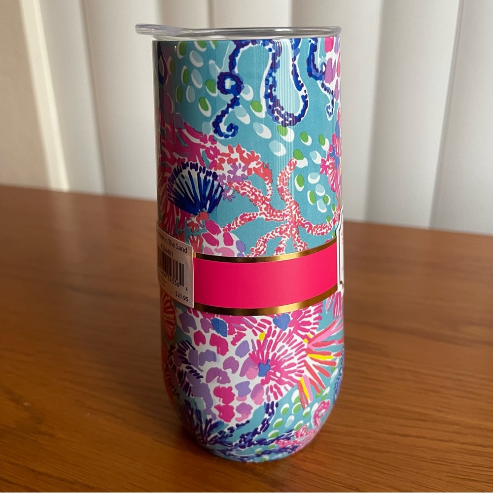 Lilly Pulitzer Champagne Flute Splendor in the Sand - Picture 4 of 9
